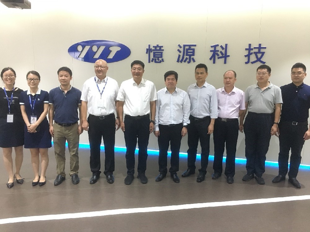 中興通訊董事長李自學(xué)、中國移動江西公司董事長凌浩一行蒞臨憶源科技參觀考察